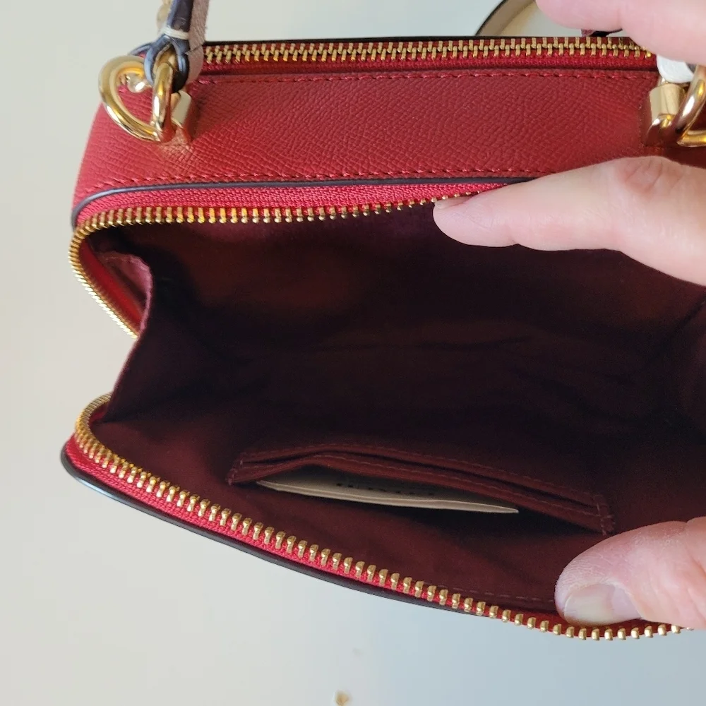 Coach X Disney Cruella Small Box Crossbody, New Without Tags